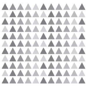 Triangulos tons de cinza fundo branco