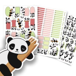 Etiquetas Escolares Panda Personalizadas 138un