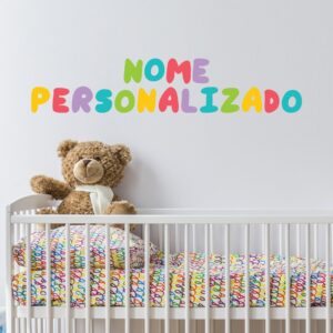 Adesivo de Parede Infantil Nome Personalizado
