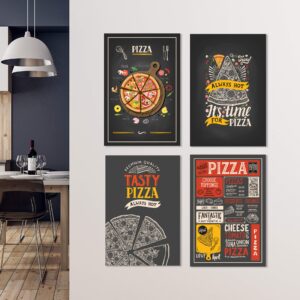Placas Decorativas MDF Pizzas Diversas