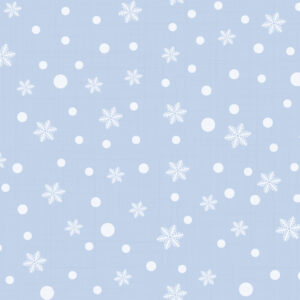Papel de Parede Neve em Flocos Azul e Branco