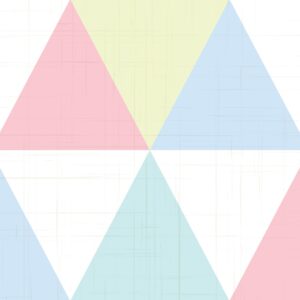 Papel de Parede Triângulos Coloridos
