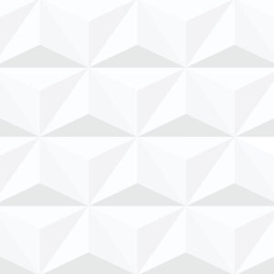 Papel de Parede 3D Triângulos Brancos para Sala 57x270cm
