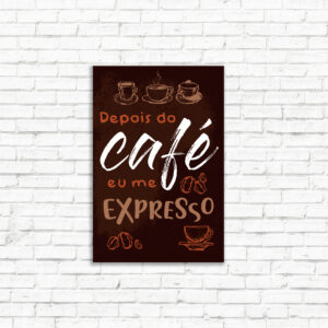 Placa Decorativa Cozinha Café Expresso 20x30cm,Placa Decorativa Cozinha Café Expresso 20x30cm