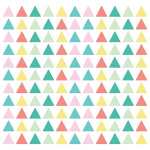 Adesivo de Parede Triangulos Coloridos 121un