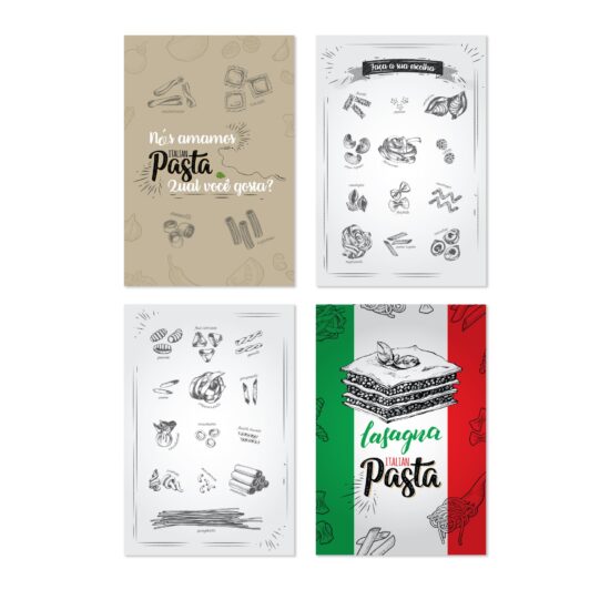 Placas Decorativas MDF Pasta Italiana