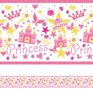 Faixa Adesiva Princesa para Quarto de Meninas 6m x 15cm