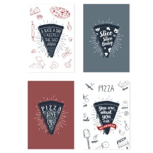 Placas Decorativas MDF Frases Pizza