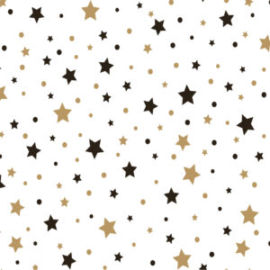 Papel de Parede Estrelas e Bolinhas para Quarto 57x270cm