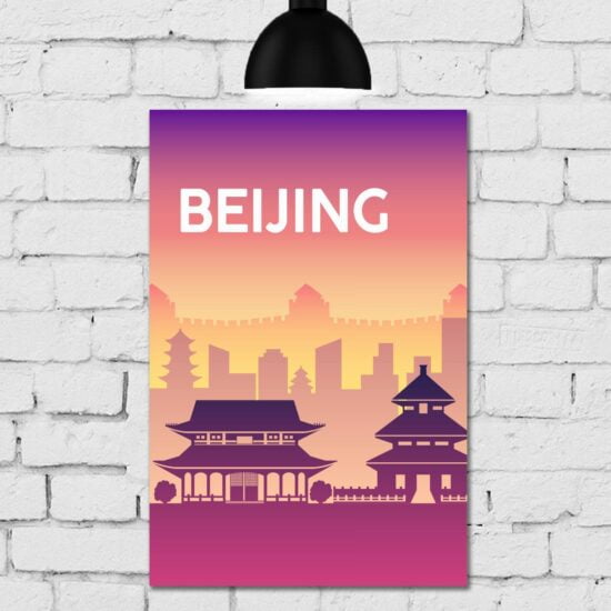 Placa Decorativa MDF Beijing