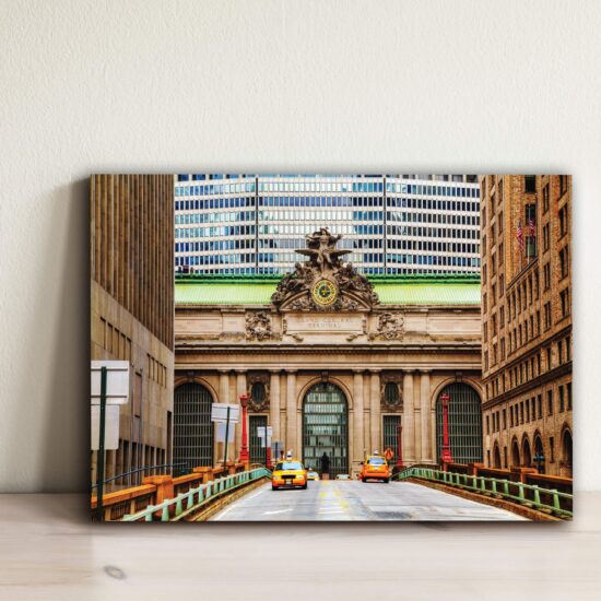 Placa Decorativa Foto New York Grand Central
