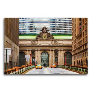 Placa Decorativa Foto New York Grand Central