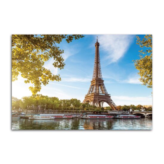 Placa Decorativa Paris Torre Eiffel Cidades Viagem
