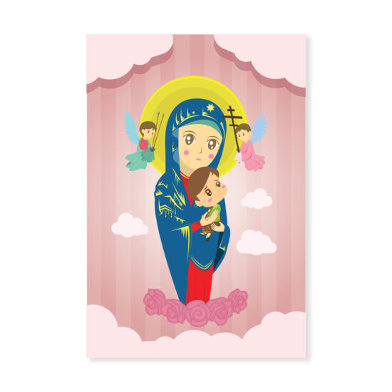 Placa Decorativa MDF Nossa Senhora Virgem Maria